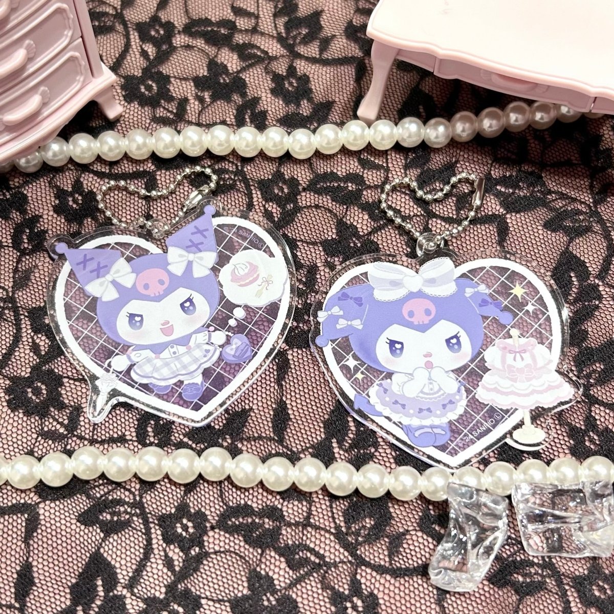 《LAFARYオリジナル》クロミおめかしクローゼット♡アクリルキーホルダー　おでかけ