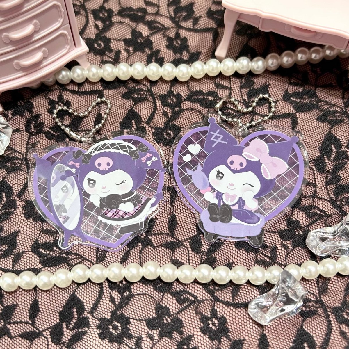 《LAFARYオリジナル》クロミおめかしクローゼット♡アクリルキーホルダー　おめかし