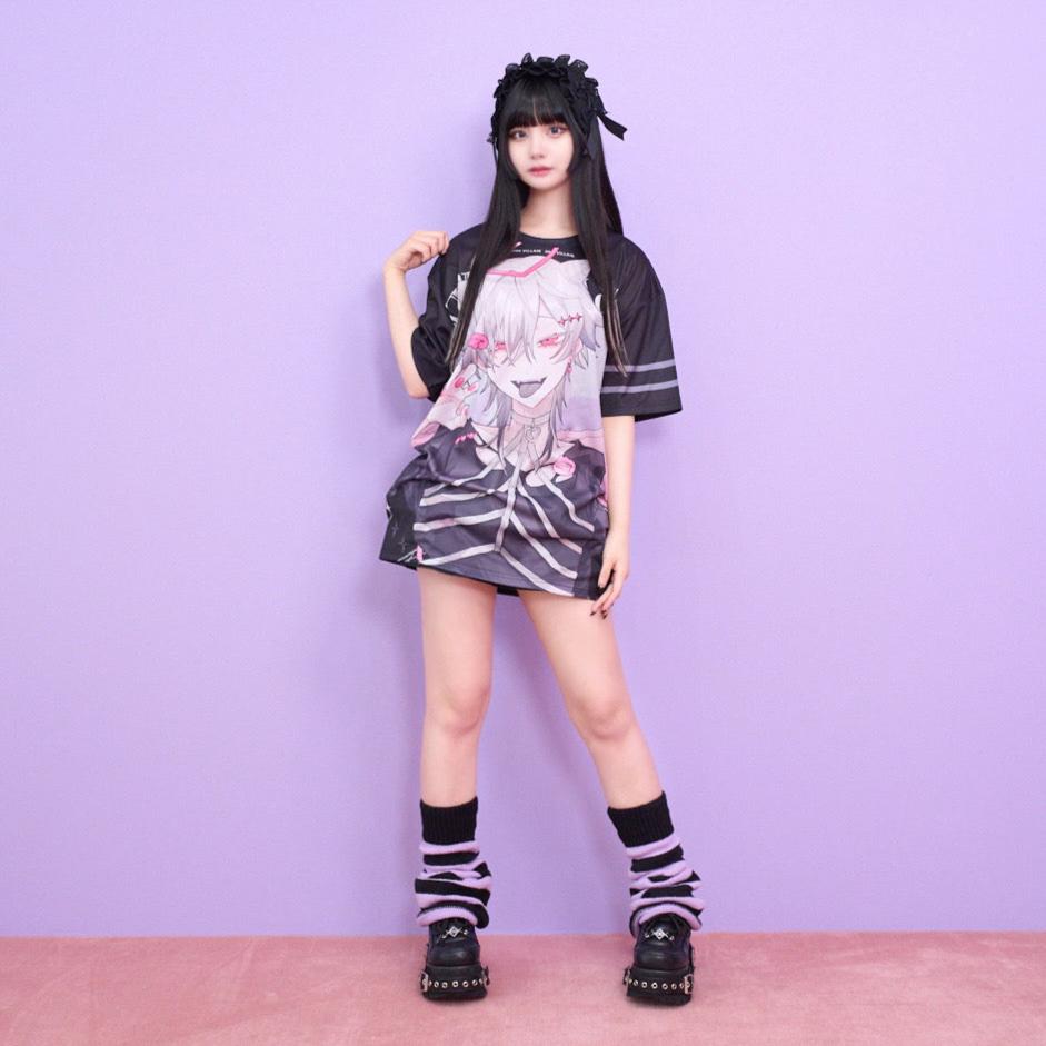 《くろうめ×LAFARY 第二弾》フルグラフィックTシャツ - LAFARY ONLINE