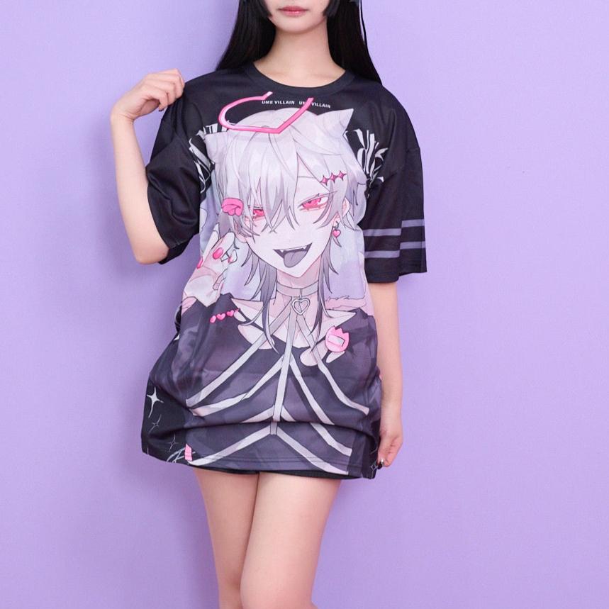 《くろうめ×LAFARY 第二弾》フルグラフィックTシャツ - LAFARY ONLINE