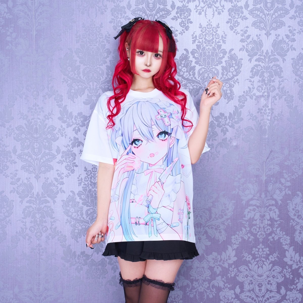 《Lafary×ビビちゃん第二弾》 フルグラフィックTシャツ - LAFARY ONLINE