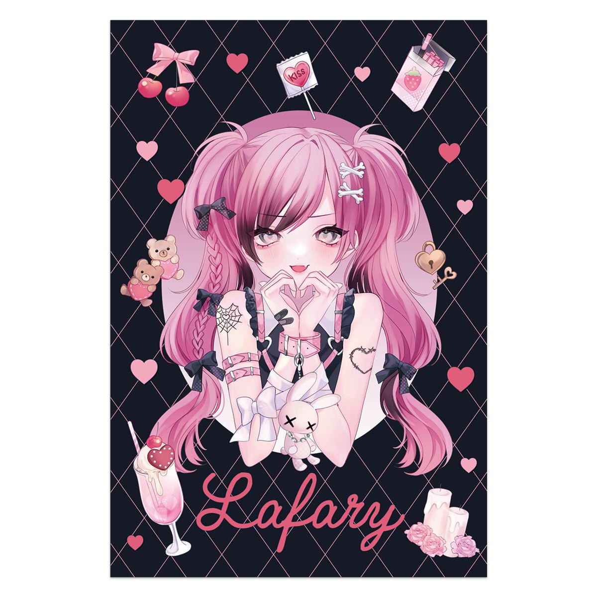 Lafary×ビビちゃん第二弾》ポストカード3枚セット － LafaryShop