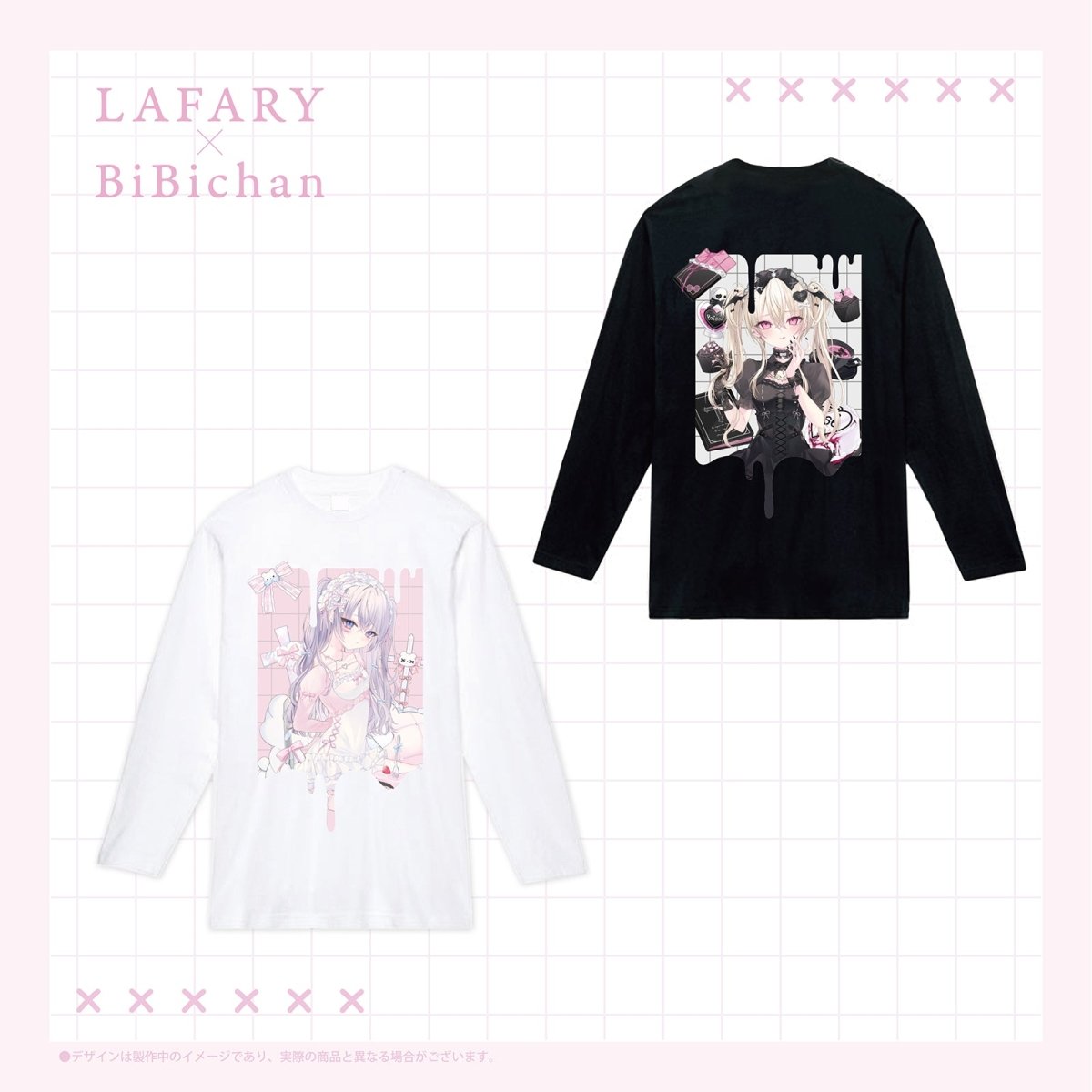 《LAFARY×ビビちゃん第3弾》ロングスリーブTシャツ - LAFARY ONLINE