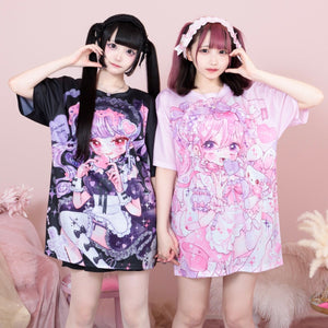 《なつめみく×LAFARY》フルグラフィックTシャツ 2