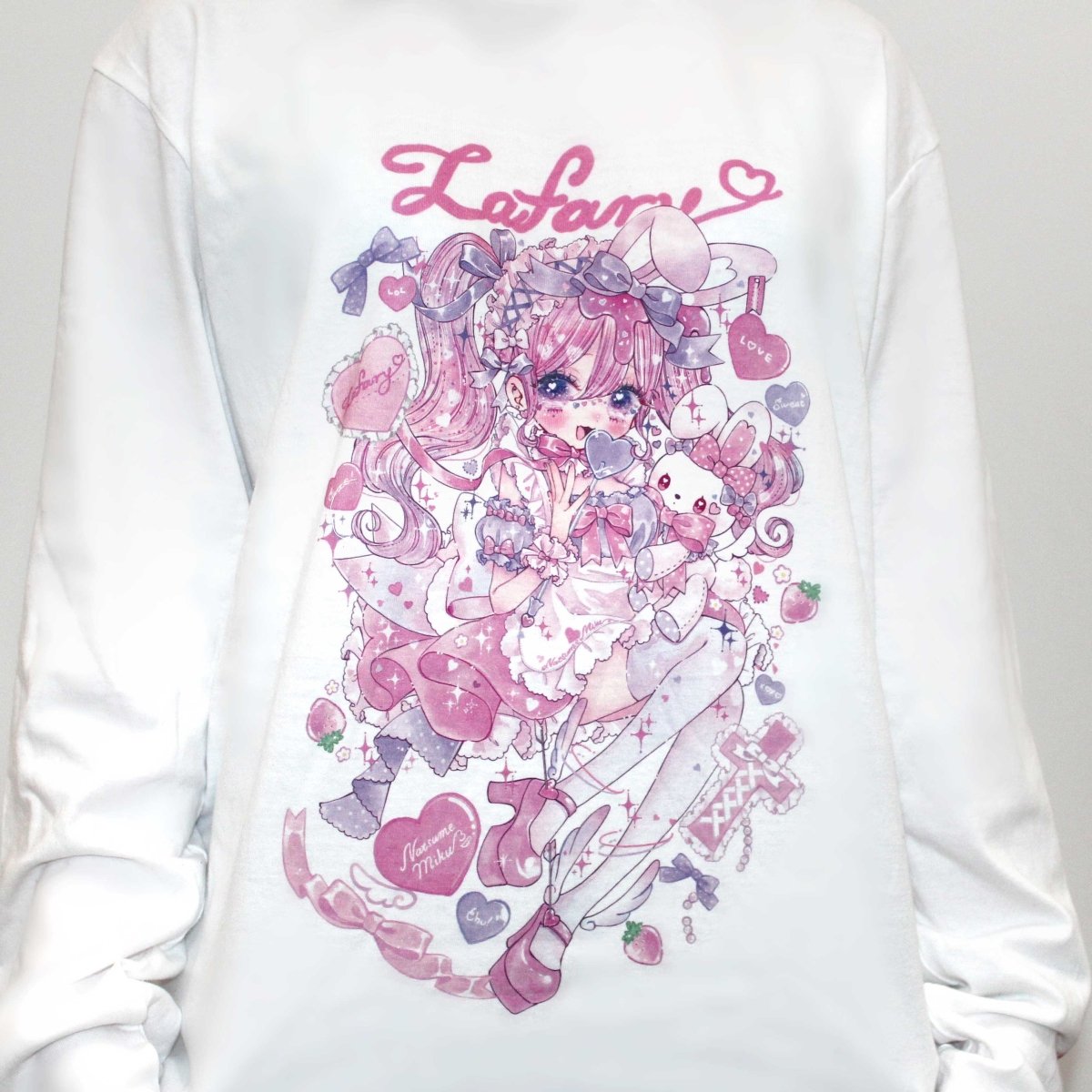 《なつめみく×Lafary》ロングスリーブTシャツ