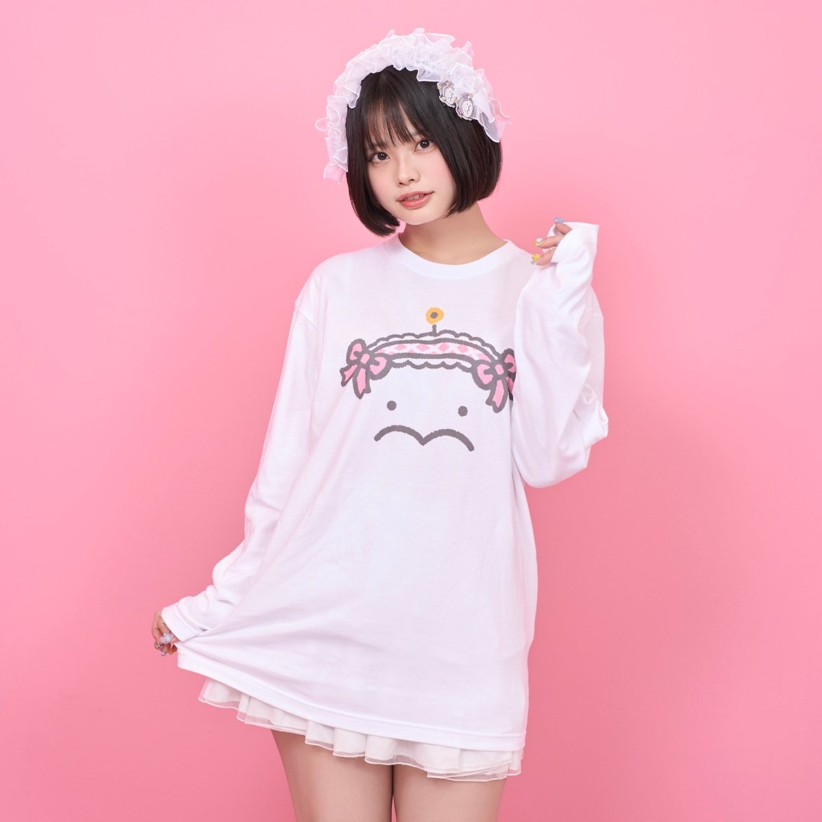 《ぷりぷりうちゅうじん×LAFARY》ロングスリーブＴシャツ - LAFARY ONLINE