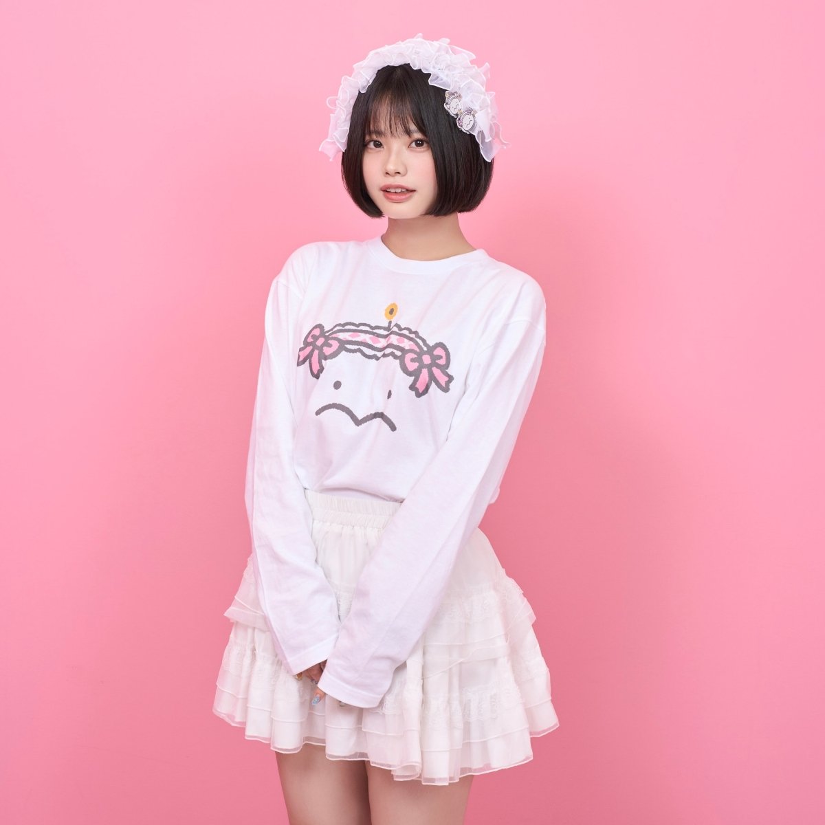 《ぷりぷりうちゅうじん×LAFARY》ロングスリーブＴシャツ - LAFARY ONLINE